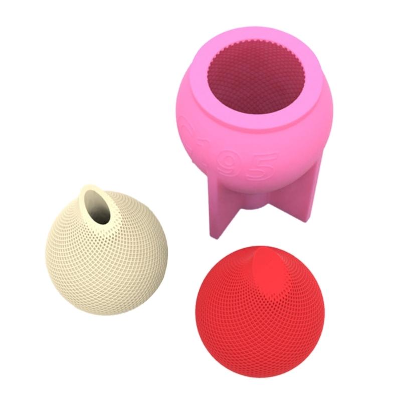 Water Drop Candle Mold for Candle Making Flower Pot Silicone Mold Aromatherapy Candles Mould for DIY Crafts Home Decor