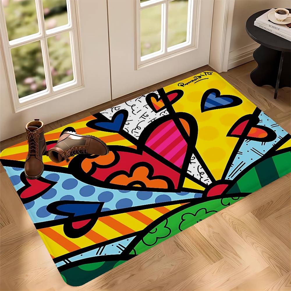Tappetino per Pavimento Britto Stile Nordico Zerbino per Casa Tappetini per Bagno-WC Tappetino Decorativo per Camera da Letto Hotel
