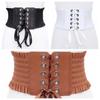 Polyester Elastic Pleated Cummerbunds Strap Rope Elastic High Wide Belt  Ornament