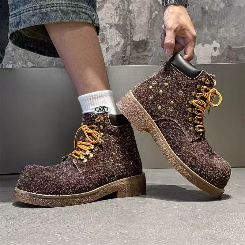 Nowe Męskie Buty Wysokie Cholewki Wysokiej Jakości Buty Męskie Modne Fajne Buty Męskie Wysokie Cholewki Buty Projektanckie Męskie Buty Motocyklowe Botas Hombre