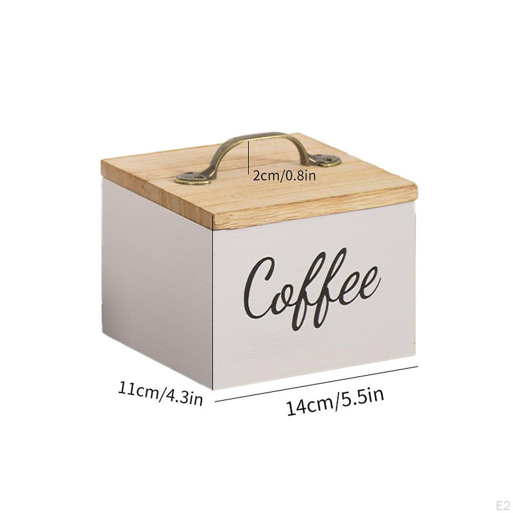 Coffee Capsule Holder with Lid, Large Capacity Pod Organizer Display Box for Home, Desk,