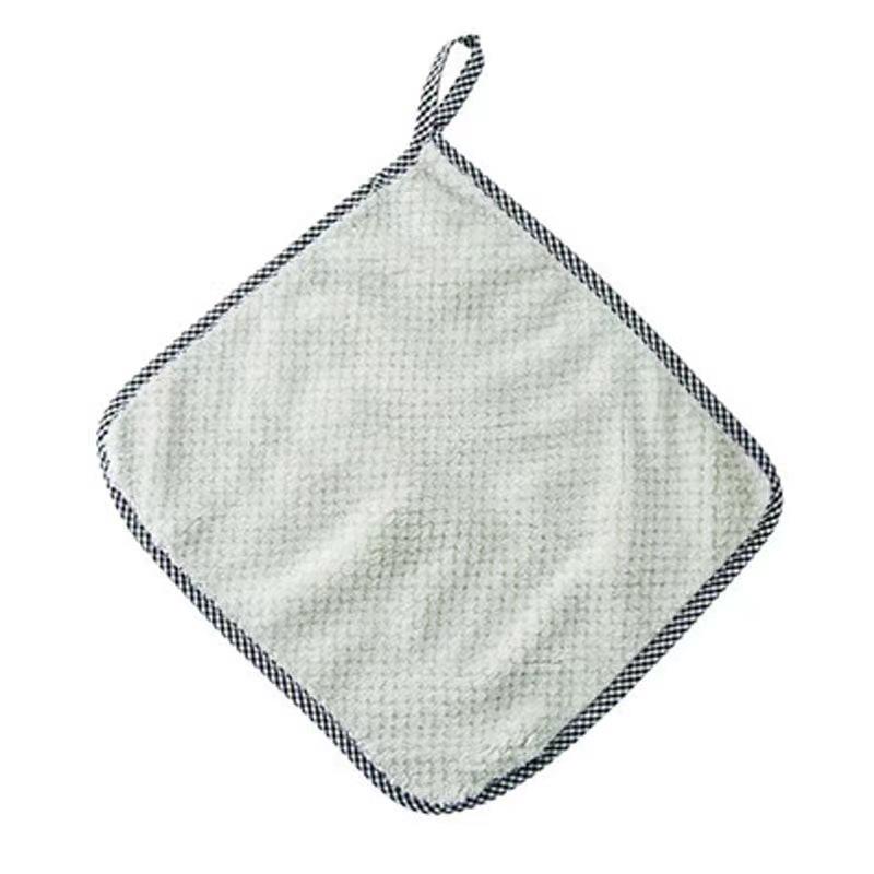 Thickened Absorbent Dishcloth: Non-Lint, Non-Oil Scouring Pad for Kitchen Cleaning 25x25 cm