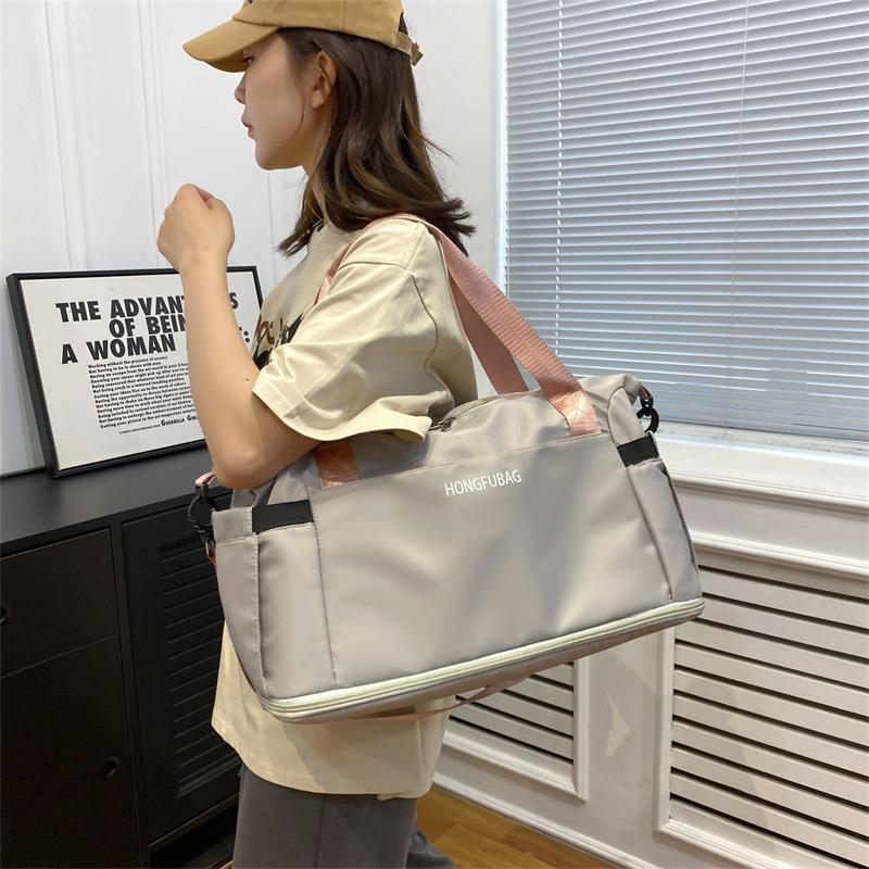 New large-capacity travel bag tote bag, fresh and versatile for men and women, a must-have tote bag when going out