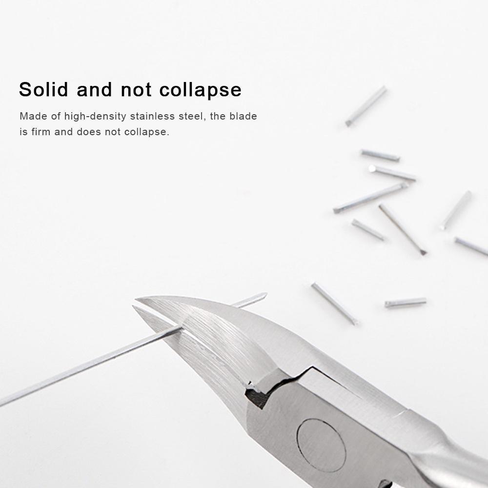 Nové kleštičky na nehty Olecranon z nerezové oceli, kleště na mrtvou kůži, nůžky na drážky na nehty, nůžky na mrtvou kůži, nůžky na prsty, kleštičky na nehty, nástroj na manikúru Se