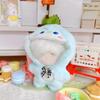 Plush Doll Clothes Multicolor Hairy One-piece Garment Cartoon Animal Jumpsuits  Stuffed Cotton Doll