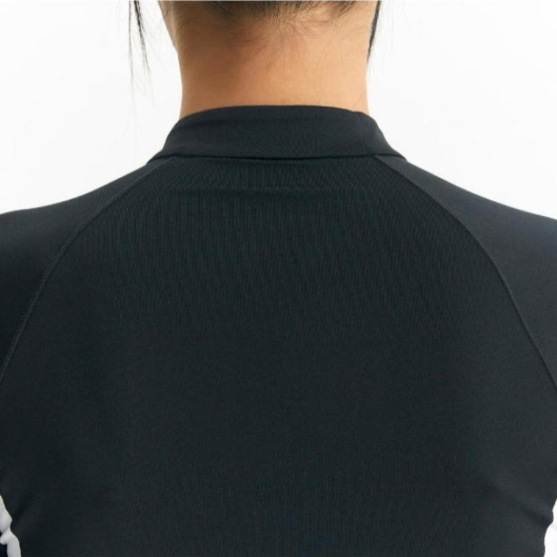 New Balance RaSh Guard Kqj Nbmde2w702 19 Women S eSSential Zip Up RaSh Guard  Slim
