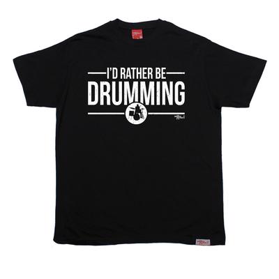 Ich würde lieber trommeln T-SHIRT Band Musik Trommel Schlagzeuger Lustiges Geburtstagsgeschenk