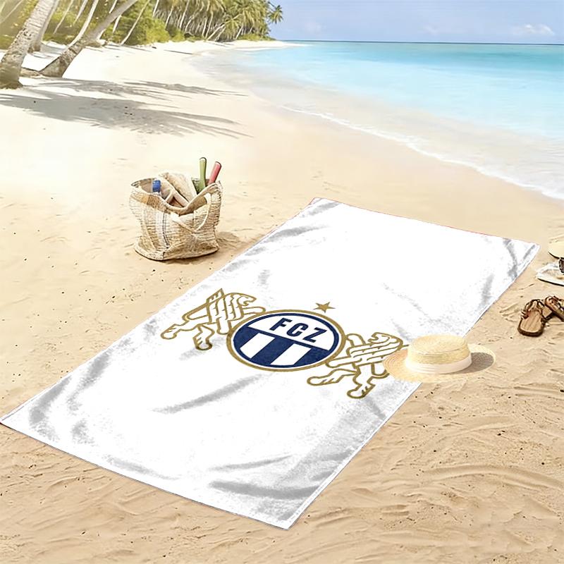 Fc Zrich Print Beach Towel, Large Soft Quick Dry Towel for Beach Camping Swimming