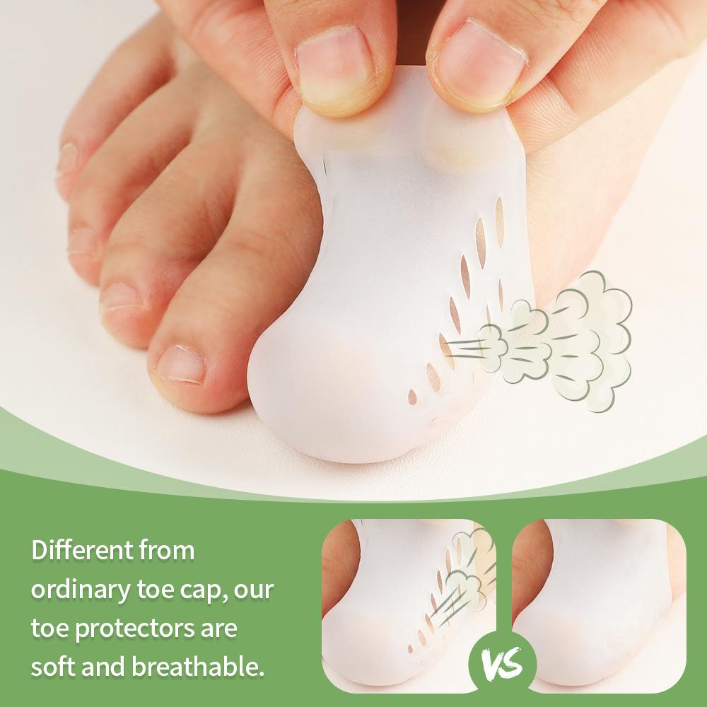 Защитный чехол для пальцев ног белый — фото 4
