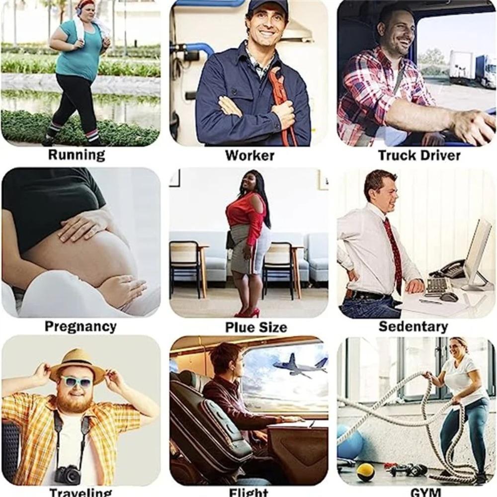 Solid Color Compression Socks Plus Size Hosiery New Calf Socks Women Men