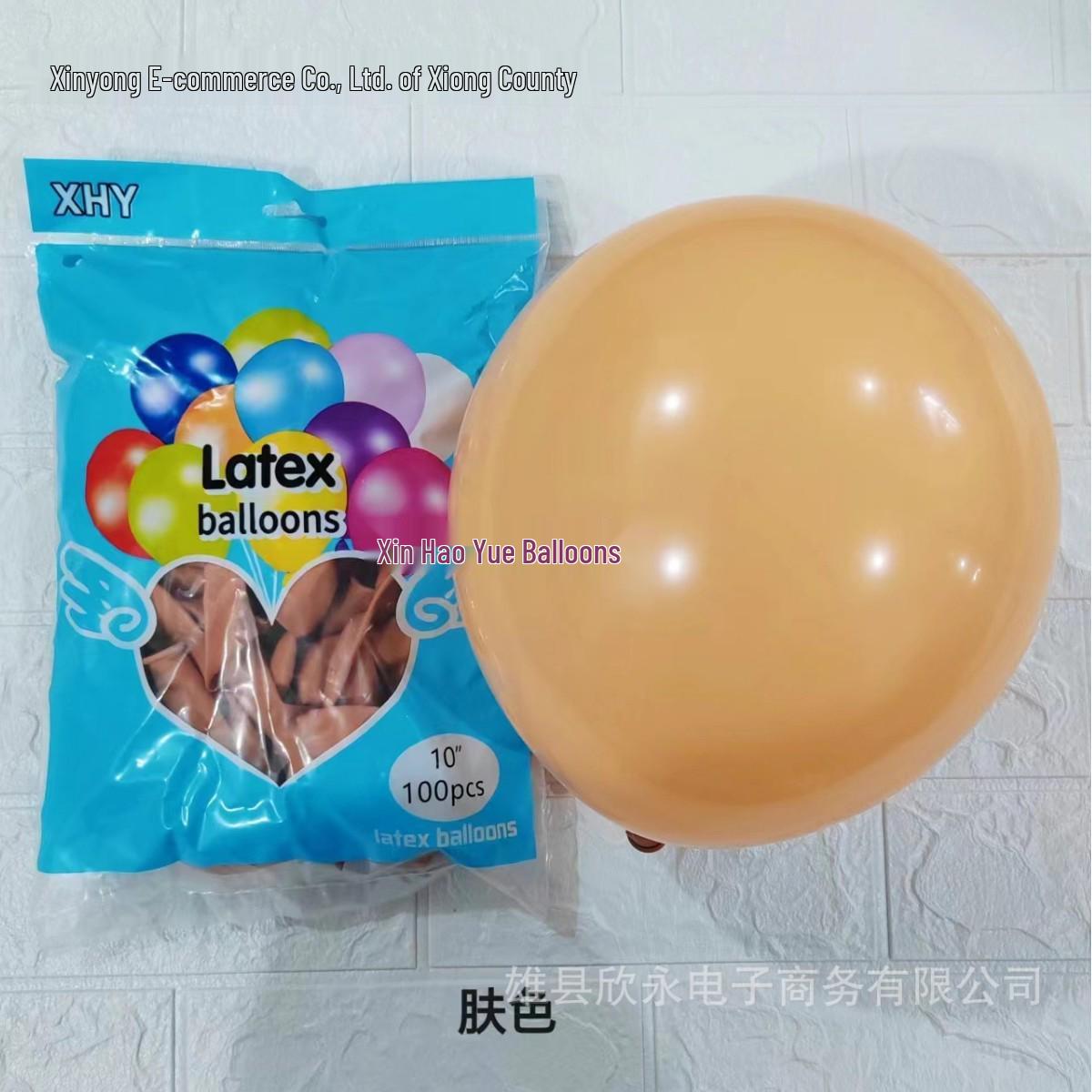 Xin Hao Yue 10 Thick Matte Balloons for Birthdays & Weddings - Round Arch Decor
