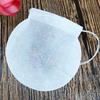 100Pcs White Round Tea Bags Empty Filter Paper Teabags With String For Herb Tea