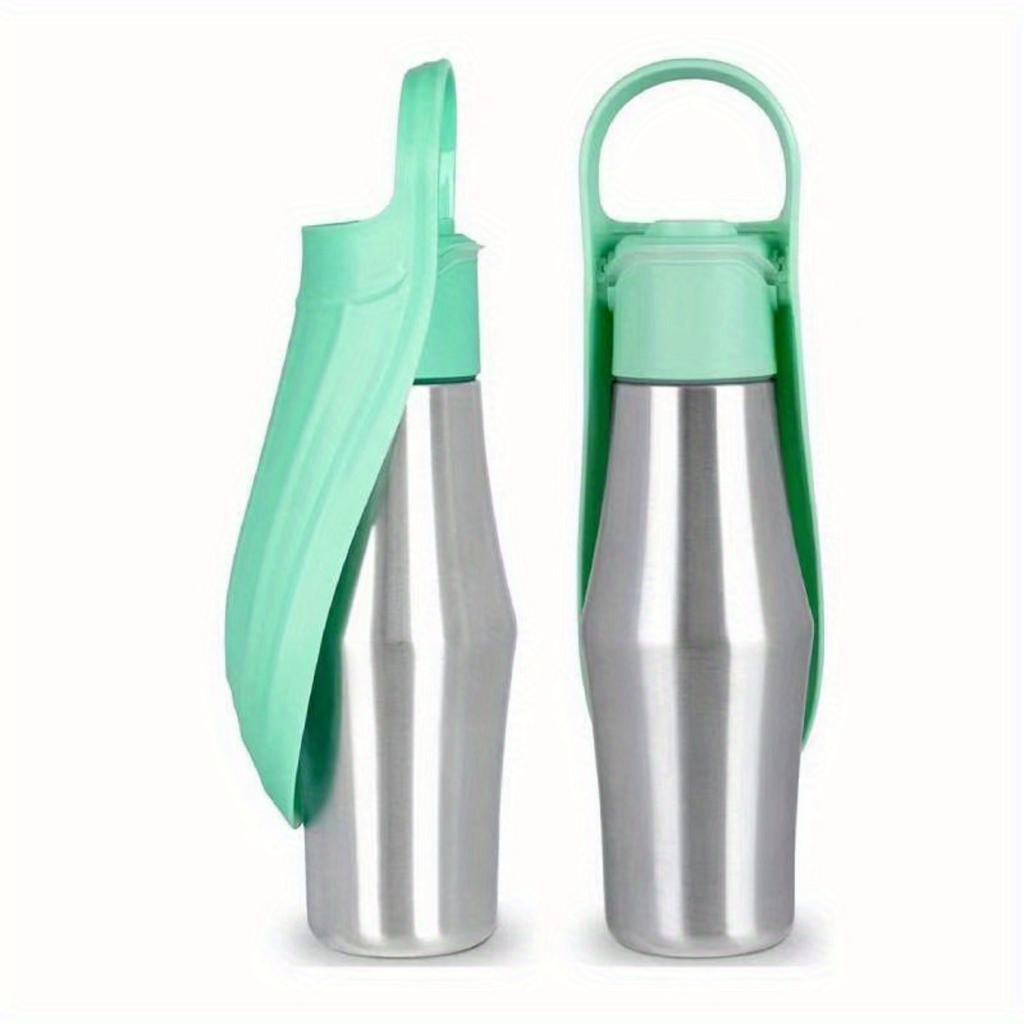 Botella de Agua Grande para Perros de 750 ml Acero Inoxidable Portátil para Exteriores Bebedero para Perros Recipiente de Agua para Viajes Suministros para Mascotas Adecuado para Todas las Razas de Perros Decoración
