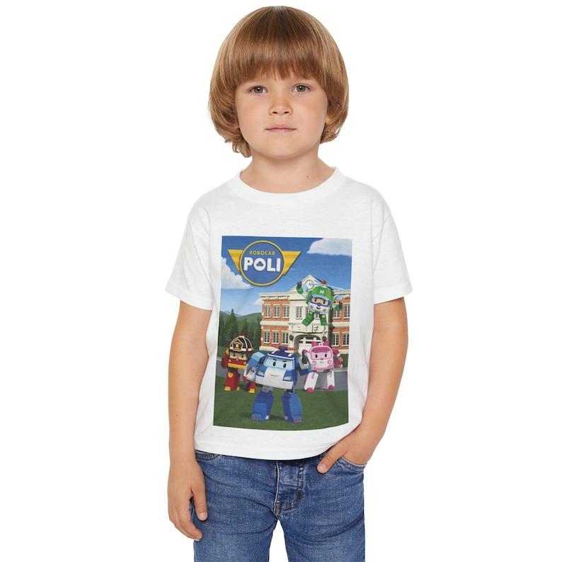 Robocar Poli Toddler Children s T-Shirt: Fun Cartoon Tee 140