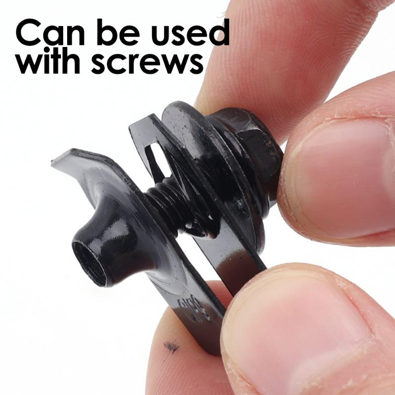 Karosseriebefestigungen & U-Mutter-Clips M6 Motorabdeckung Unterfahrschutz Spritzschutz Abdeckung Stoßfänger Kotflügelverkleidung Halter Befestigungselement Nieten Schrauben