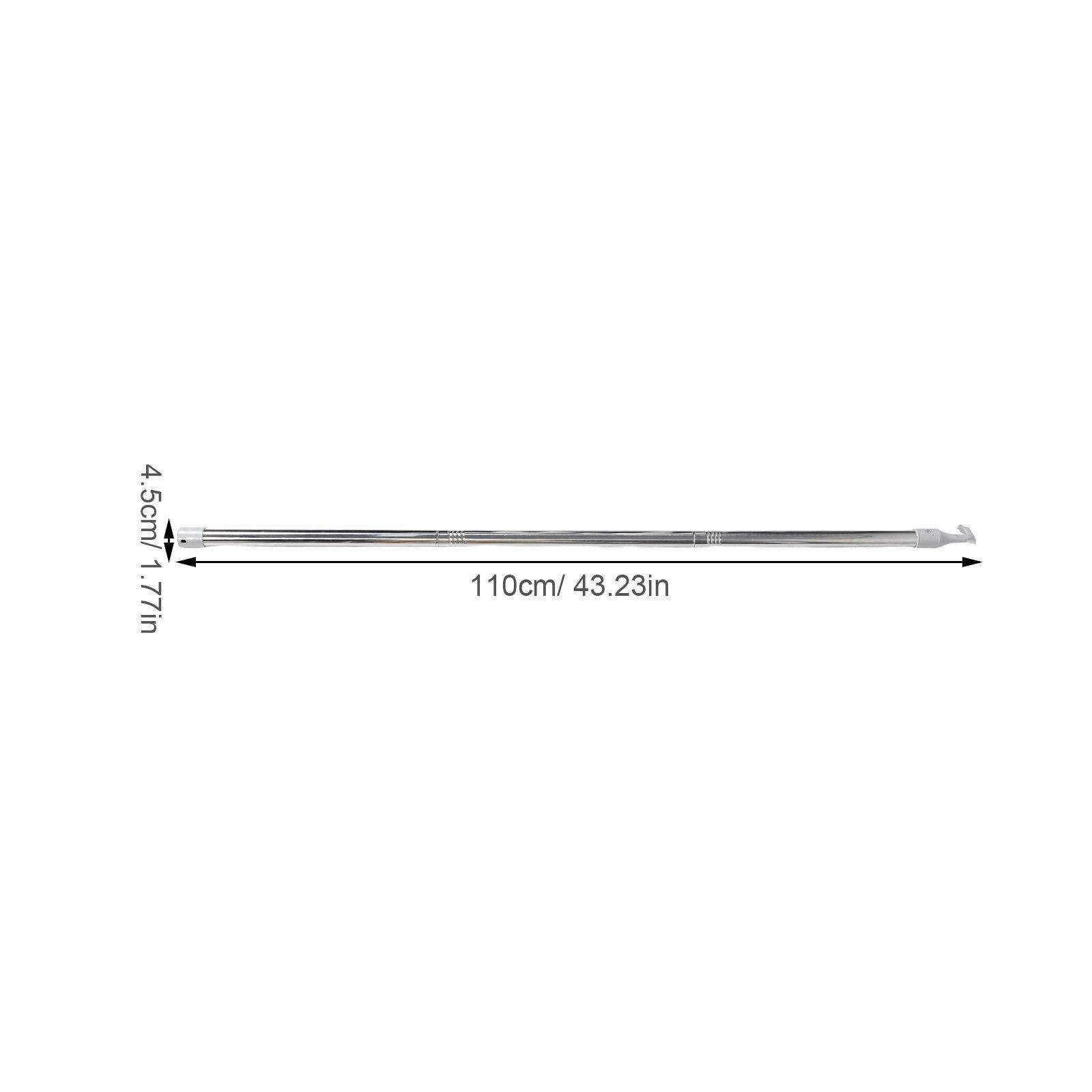 

Stainless Steel Window Blind Pole Adjustable Awning Opening Stick Pull Handle for Bedroom Kitchen Living Room School Windows