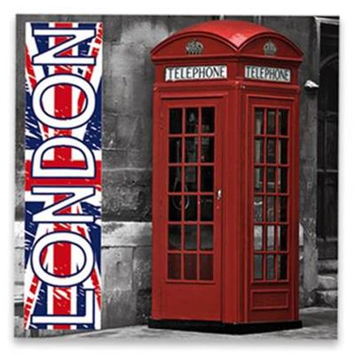 Les Trésors De Lily [N4179] - 'So British' Phone Canvas - 20x20 Cm