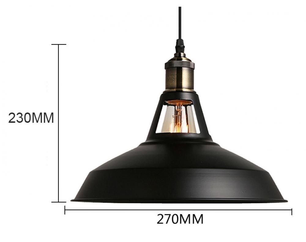 Buy Black Metal Shade Pendant Light 