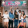 I Love The 50's Banner - 1950s Rock and Roll Theme Party Decorations, Photo Booth Backdrop Wall Background, Baby Shower Birthday Supplies, 70.8 X