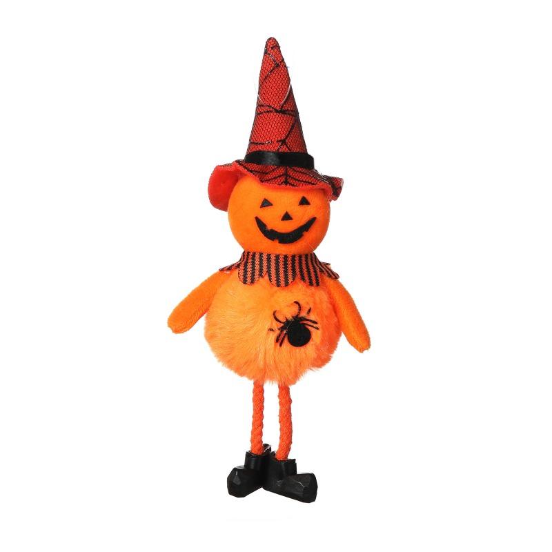 Halloween Decoration Witch Pumpkin Black Cat Round Belly Pendant Haunted House Plushy Halloween Accessorie Party Favor Xmas Gift