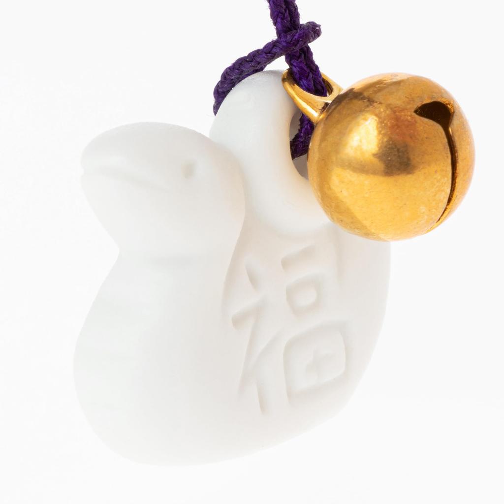 Seto Pottery Company 2025 Zodiac Snake of the New Lucky with Fortune Shoho Kiln 133 Figurine, Compact, (Year Snake), Year's Decoration, Charm, Slip,