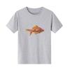 Beautiful Goldfish Print Short Sleeved Round Neck Womens Tshirt for Spring and Summer Versatile Womens Tshirt