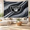 Las Vegas Raiders Wall Tapestry, Soft Fabric Wall Hanging, Decorative Backdrop For Bedroom Home Wall Art