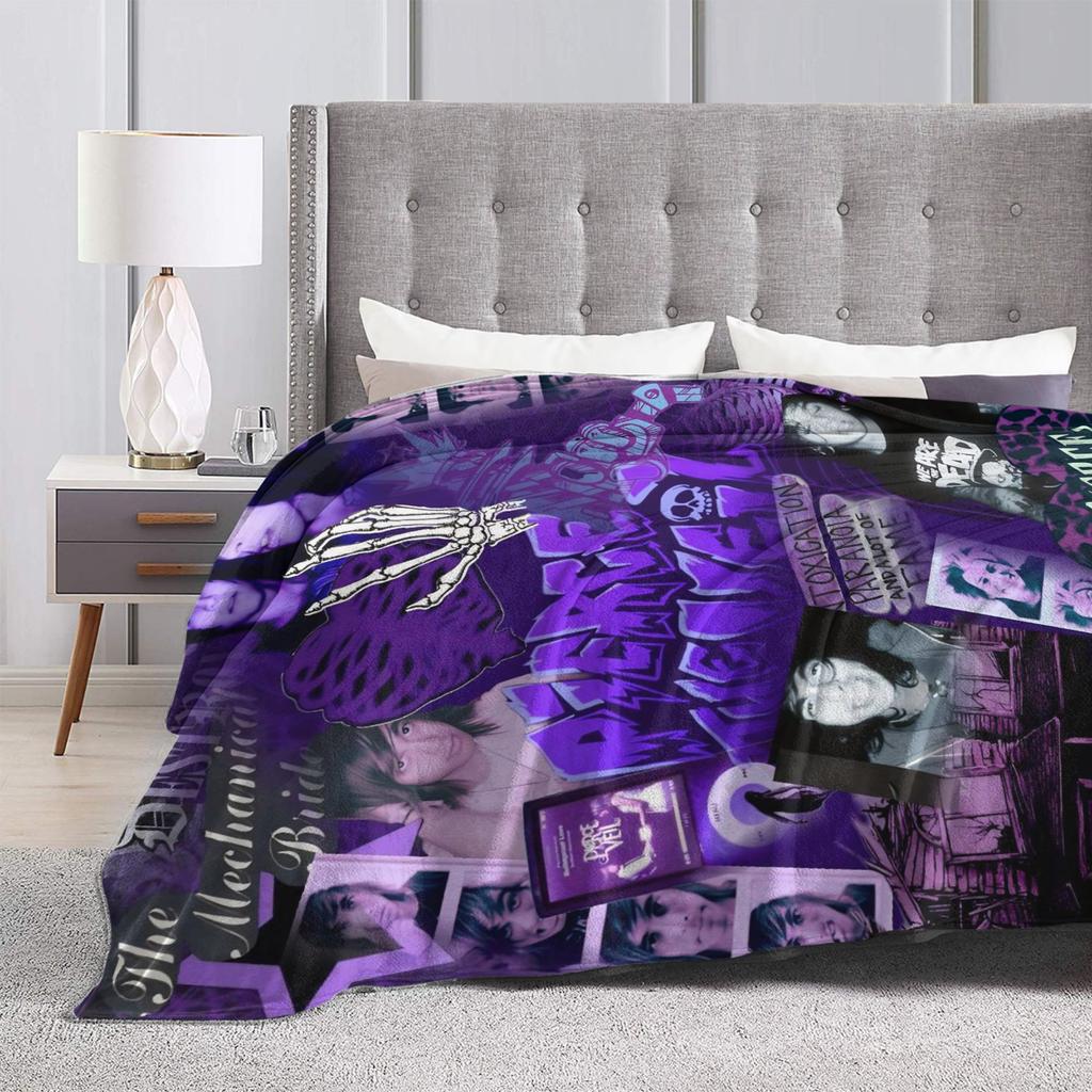 Pierce the Veils Soft Blanket Travel Plush Throw Blanket Funny Living Room Flannel Bedspread Sofa Bed Cover