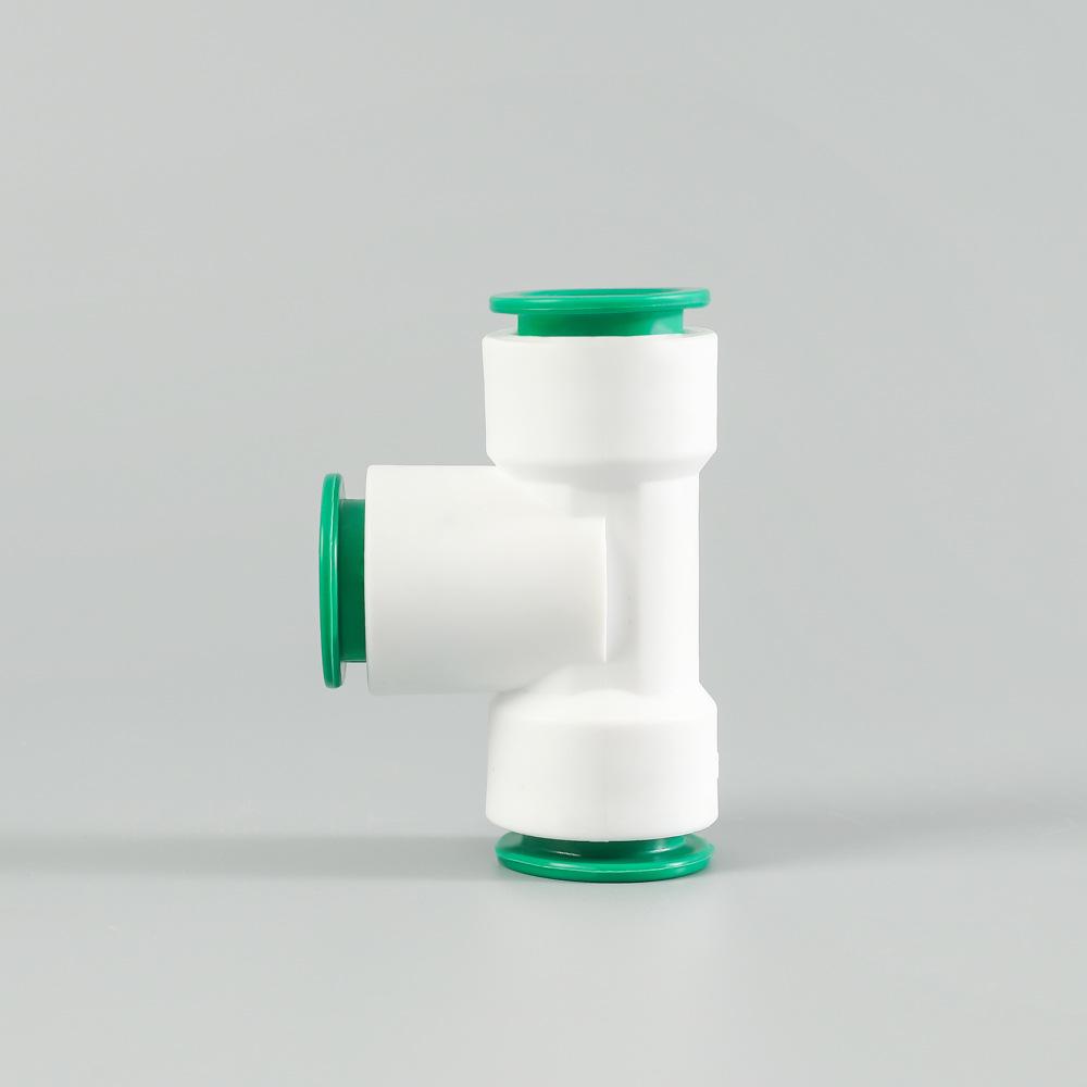 PPR Quick-Connect 20 Push-In Male/Female Thread Elbow 6-Point Straight Water Pipe Fitting