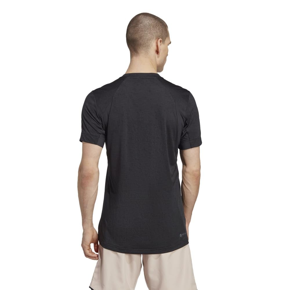Adidas Freelift MMC23 Short Sleeve Tennis Black Size M Men's T-Shirt, (HS3313),