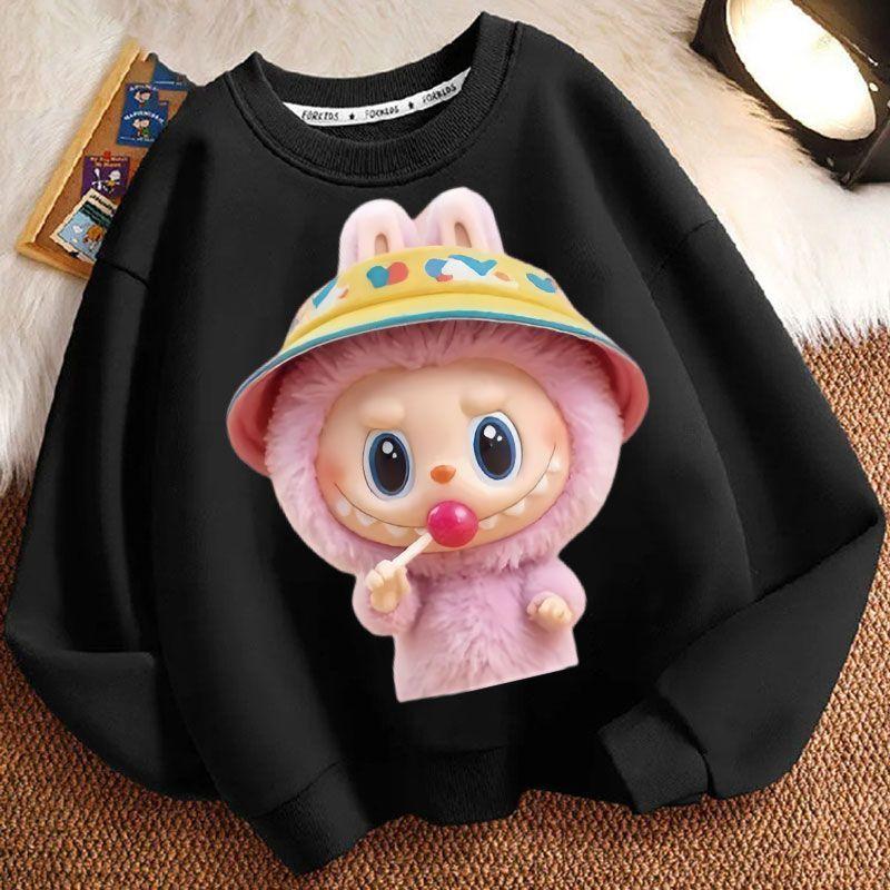 Modische und niedliche Kinder-Sweatshirts, Langarm-Freizeit-Sweatshirts für Jungen und Mädchen im Frühling und Herbst