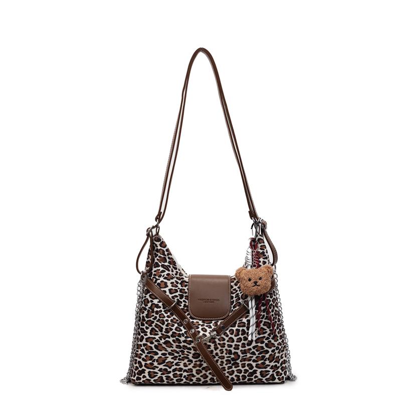 

Faux Suede Leopard Large Capacity Crossbody Bags Locomotive Style Female Bags Sale 2026 Brand Versatile Shoulder Bags бежевый