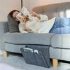 1Pc Felt Bedside Storage Bag Pouch Bed Desk Bag Sofa Remote Control Hanging Caddy Couch Storage Organizer Bed Holder Pockets