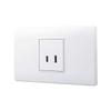 118B Series US Standard Two-Pin Two-Phase Wall Power Socket with PC Shell