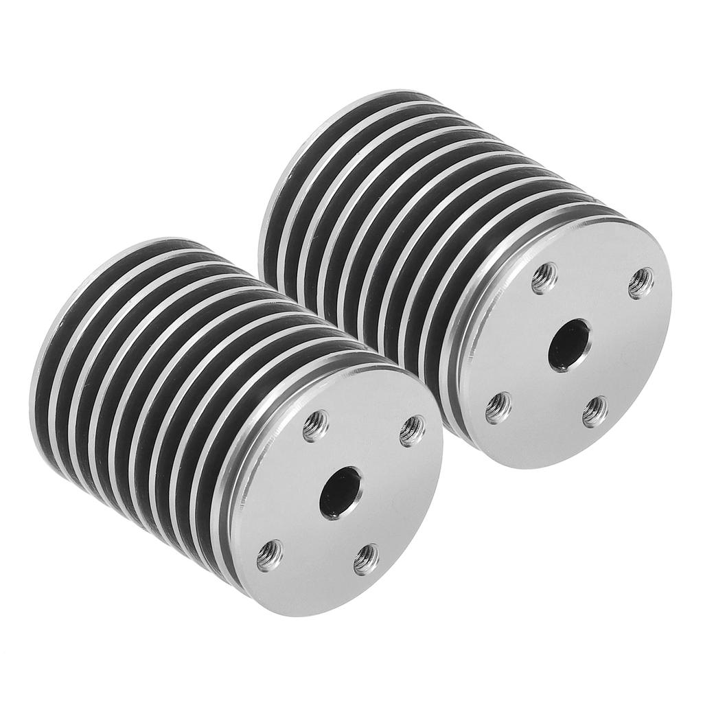 2Pcs 3D Printer Heatsink Kit for Voron 0.1 0.2 Hotend V6 CNC Aluminum Cooler Cinerous
