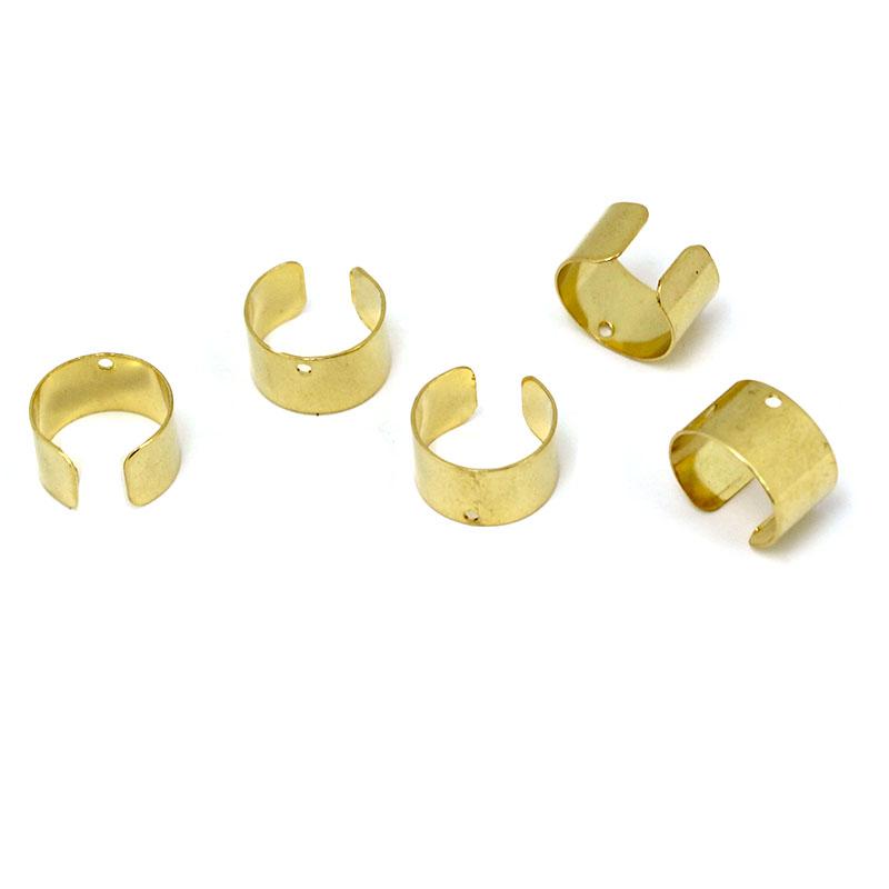 20Pcs Stainless Steel Ear Clips Findings Body Jewelry Ear Cuffs Ear Clips No Piercing Earrings for Women Men DIY Jewelry Making