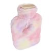 Hot Water Bottle 2000ML Water Injection Hot Water Bag With Plush Cover for Discomfort Relief
