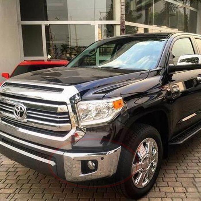 

Toyota Tundra 14-21 Передний бампер Гальванизированная защита углов Стиль 1794 Triumphal West Easy