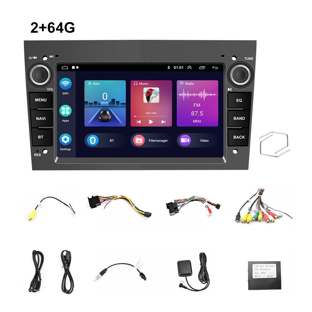 Car Radio Multimedia 14 for Opel Vectra Zafira Antara Corsa Meriva Wireless CarPlay Auto Android 14 Car Radio