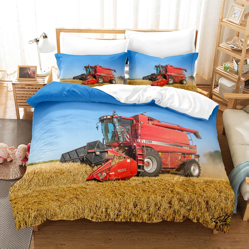 Fashion Technology Printing, 3D Digital Printing, Bedding, Duvet Covers, Pillowcases, Three-piece Sets