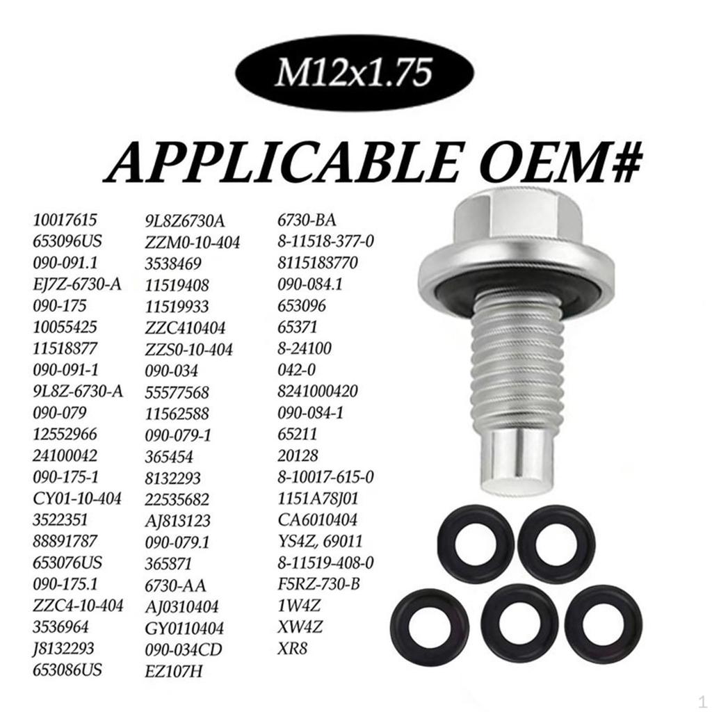 Oil Drain Plug EJ7Z-6730-a High Performance Anti Leak Automotive Accessories