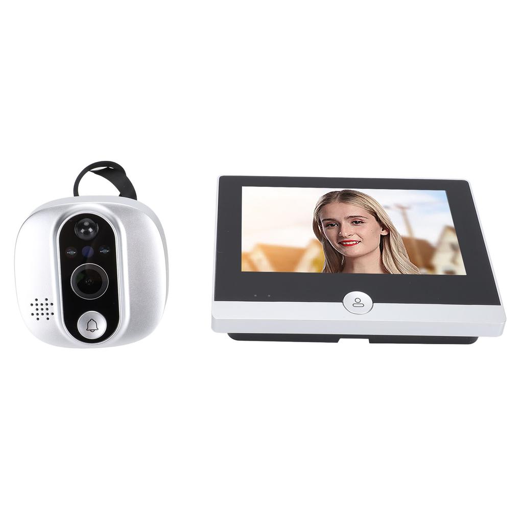 4.3inch Peephole Camera 1080P WIFI Front Door 150 Degree Wide Angle Motion Detection Peephole Viewer