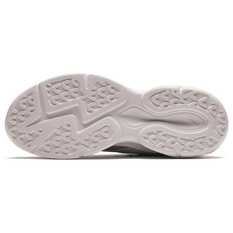 Anta Chao Bai Gz Cushioning Slip Resistant Abrasion Resistant Low Top Casual Shoes Men's Beige Gray 112348812-7