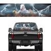 1Pcs 53 X 14" Car Truck Suv Rear Window White Horse Galloping Graphic Sticker