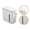 Shuangyi Tea Water Bucket Dry & Wet Separation Tea Room Trash Can with Visible Water Level Window, Thickened Bucket for Tea Residue