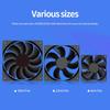 5V USB PC Case Exhaust Fan 8/12/14cm Hydraulic Bearing With Protective Net & Screws For Router TV Set‑top Box Cabinet Cooling