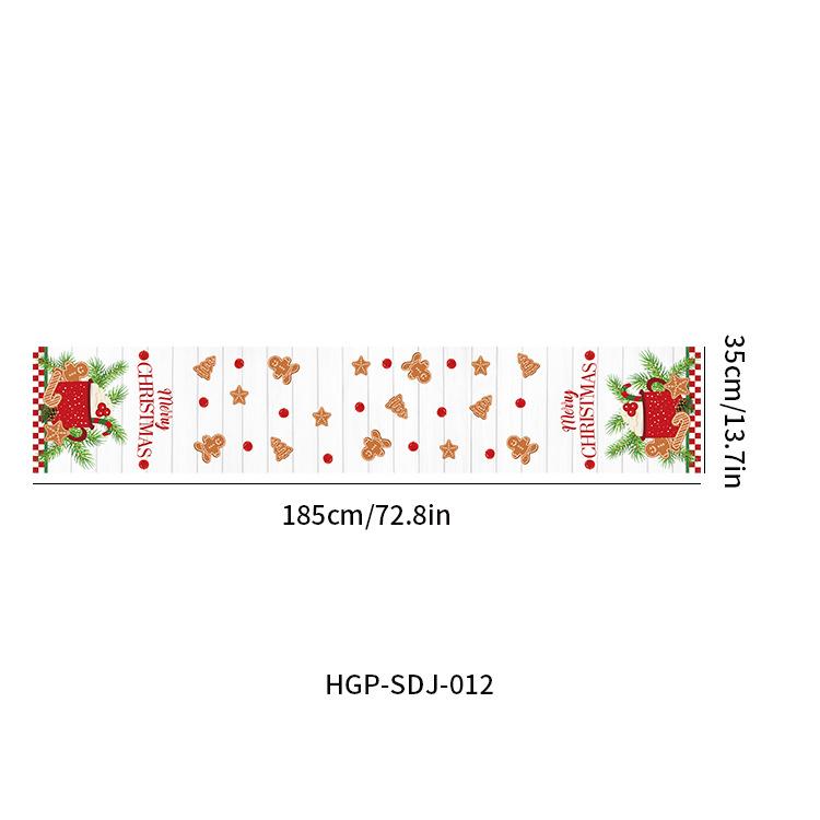 Christmas Tablecloth, Tablecloth, Holiday Party, Dining Table, Restaurant, Living Room Decoration, Banner