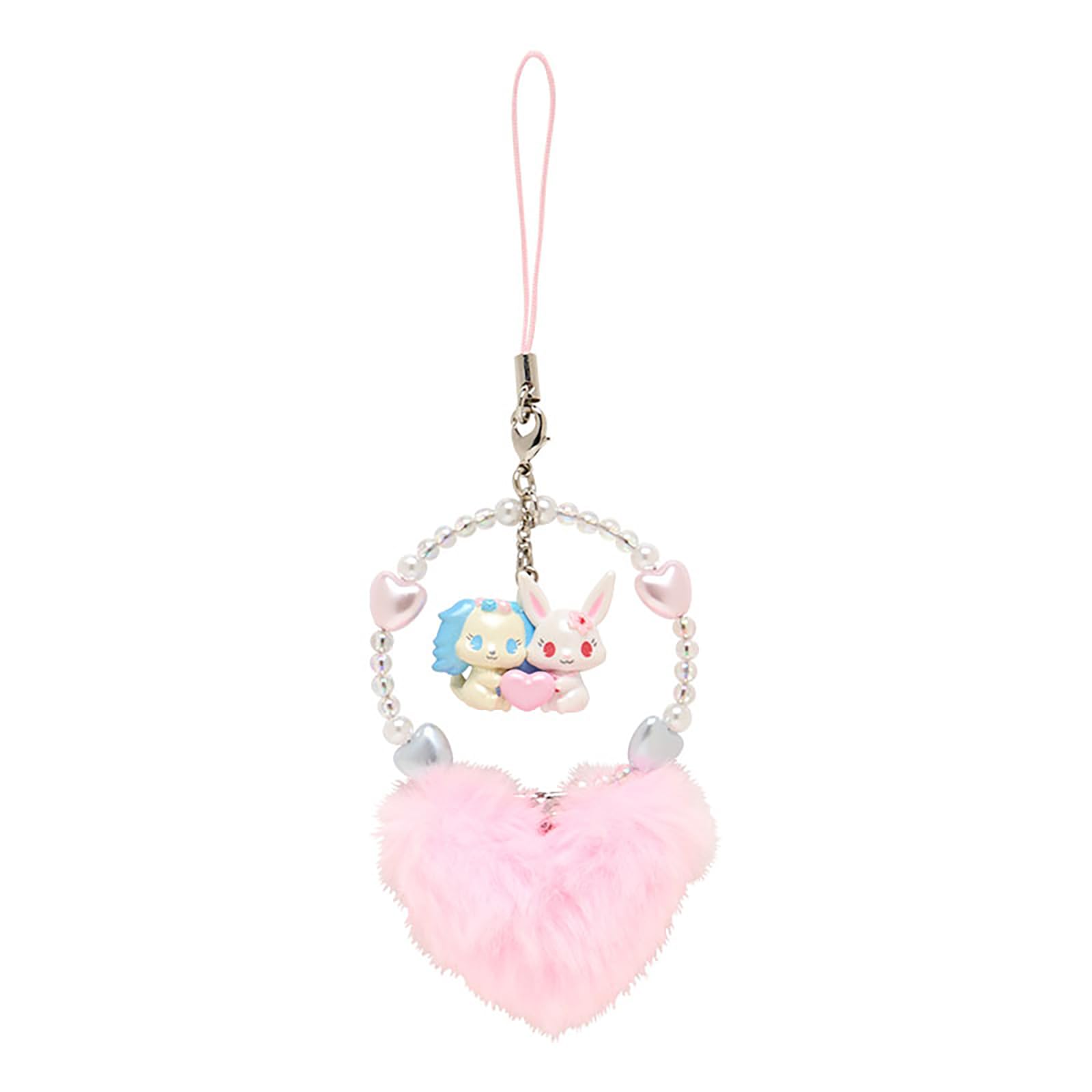 Sanrio Keychain (Heisei-Era Characters Fluffy Heart) Jewelpet 355381
