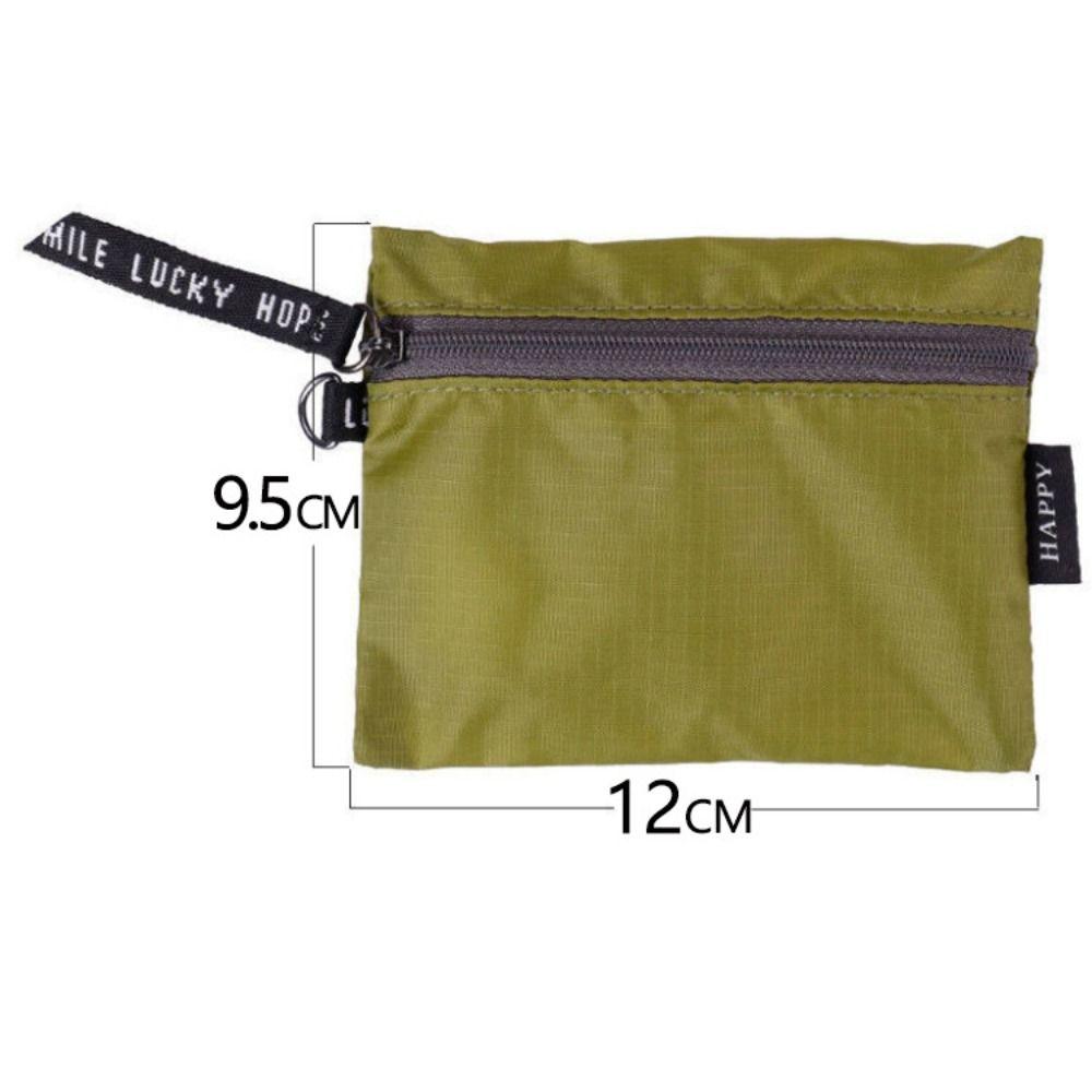 Zipper Outdoor Organizer Waterproof Ultralight Travel Cosmetic Bag Large Capacity Portable Coin Purse For Camping Hiking