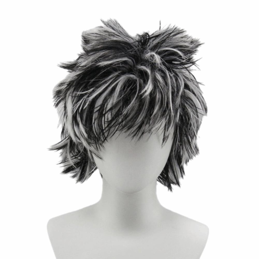 Synthetic Hedgehog Head Wig Hip Hop Beggar Cosplay Wig Disco Decoration Funny Clown Wig Halloween
